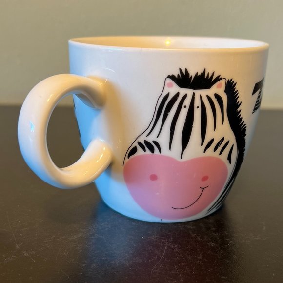 CHA CULT Whimsical Zebra Fine Porcelain Cup Mug ~ Zoo  Party Animals - Picture 3 of 7